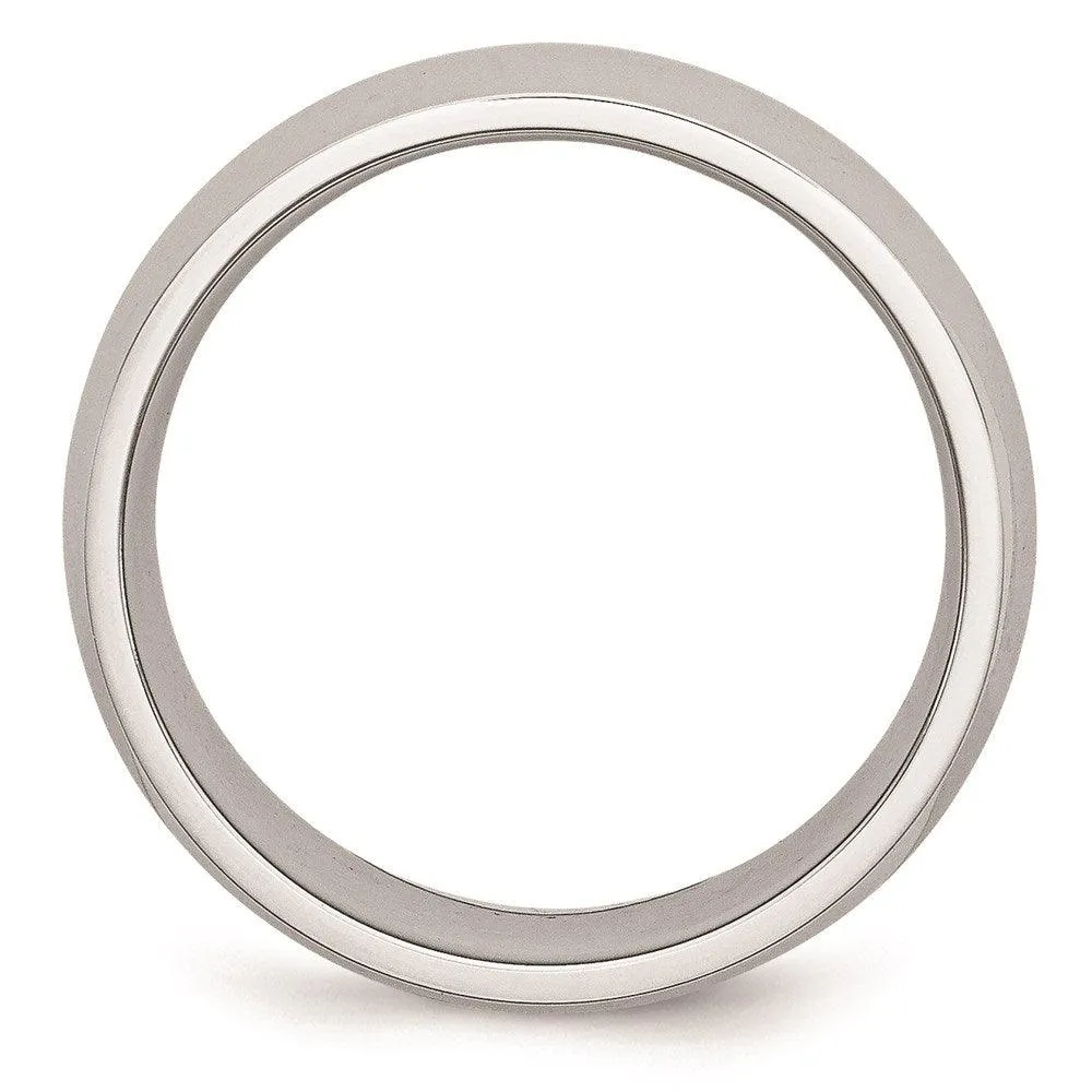 Chisel Jewelry Cobalt Polished 8mm Band