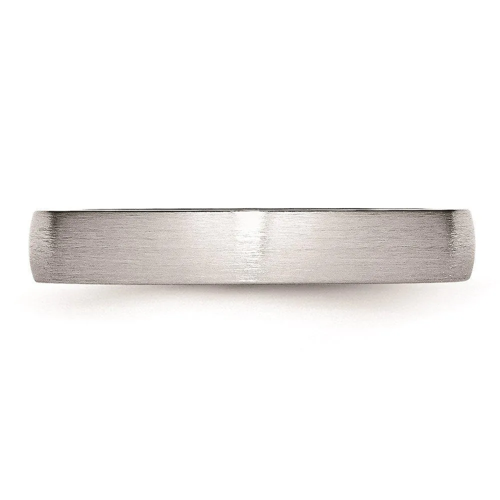 Chisel Jewelry Cobalt Satin 4mm Band
