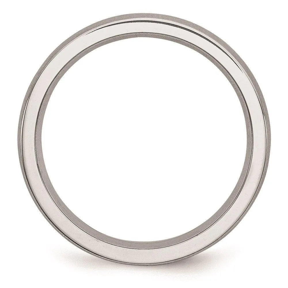 Chisel Jewelry Cobalt Satin 4mm Band
