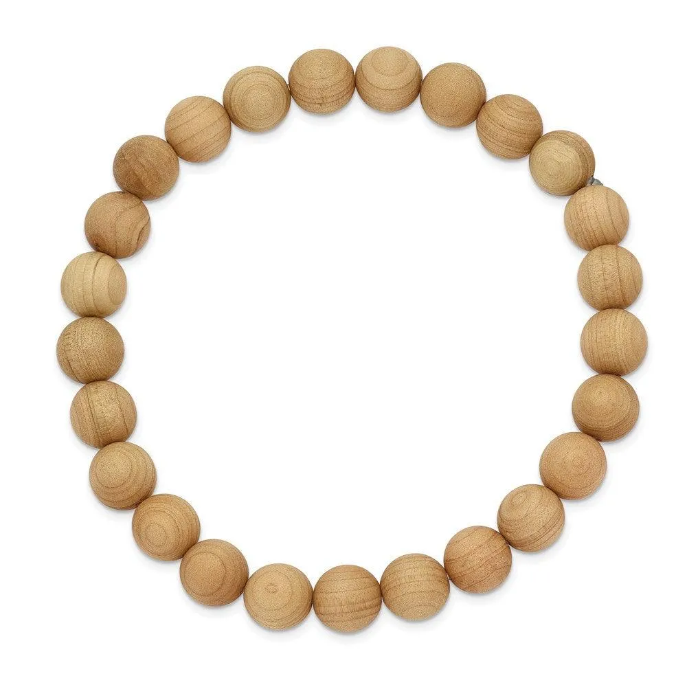 Chisel Jewelry Cypress Wood Stretch Bracelet