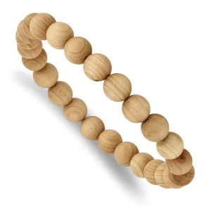 Chisel Jewelry Cypress Wood Stretch Bracelet
