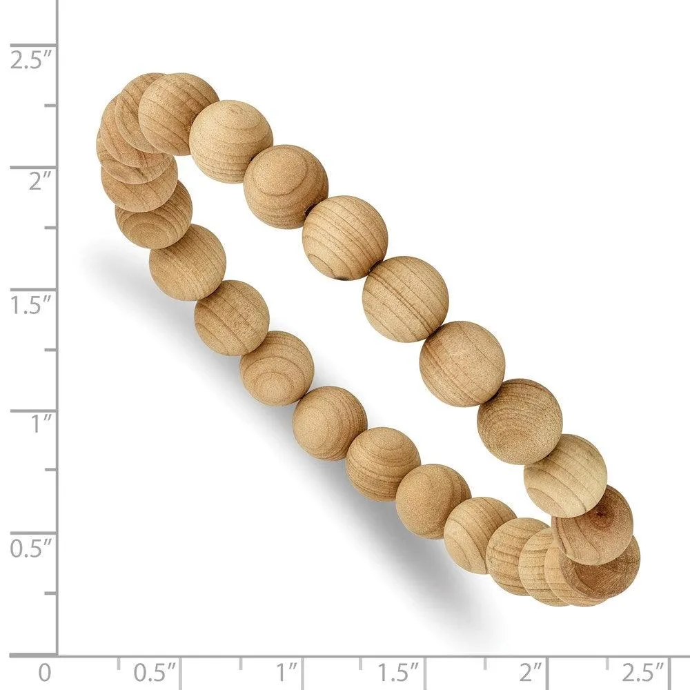 Chisel Jewelry Cypress Wood Stretch Bracelet