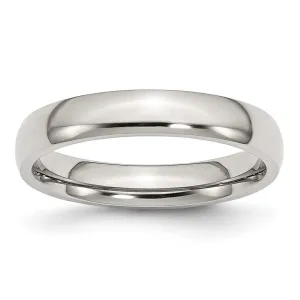 Chisel Jewelry Stainless Steel 4mm Polished Band