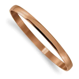 Chisel Jewelry Stainless Steel Brown IP Plated Bangle