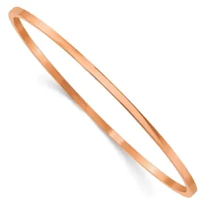 Chisel Jewelry Stainless Steel Pink IP-plated Bangle