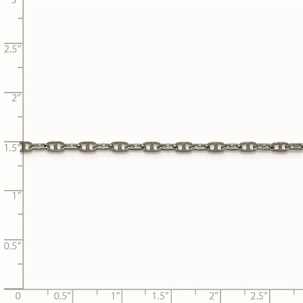Chisel Jewelry Stainless Steel Polished 2.75mm Anchor Chain | SRN1879