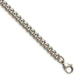Chisel Jewelry Stainless Steel Polished 6mm 8.25in Curb Bracelet