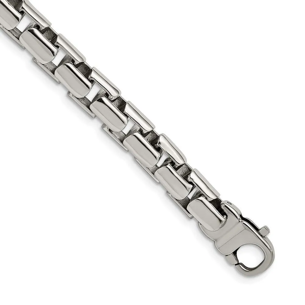 Chisel Jewelry Stainless Steel Polished 8.5in Bracelet