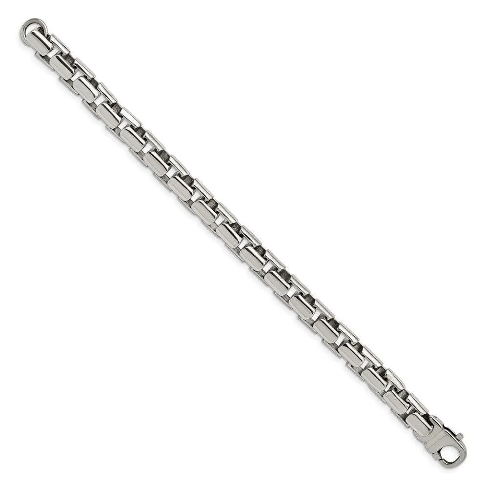 Chisel Jewelry Stainless Steel Polished 8.5in Bracelet