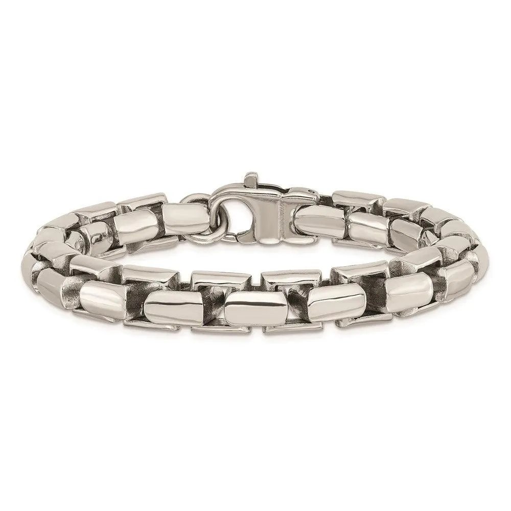 Chisel Jewelry Stainless Steel Polished 8.5in Bracelet