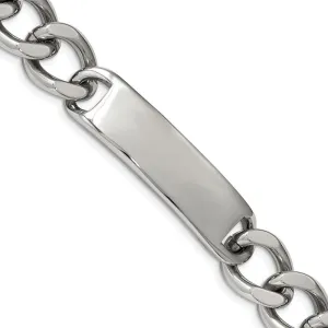 Chisel Jewelry Stainless Steel Polished ID 8.75in Bracelet