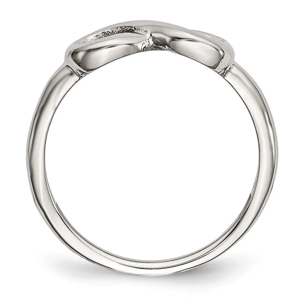 Chisel Jewelry Stainless Steel Polished Infinity Symbol Ring