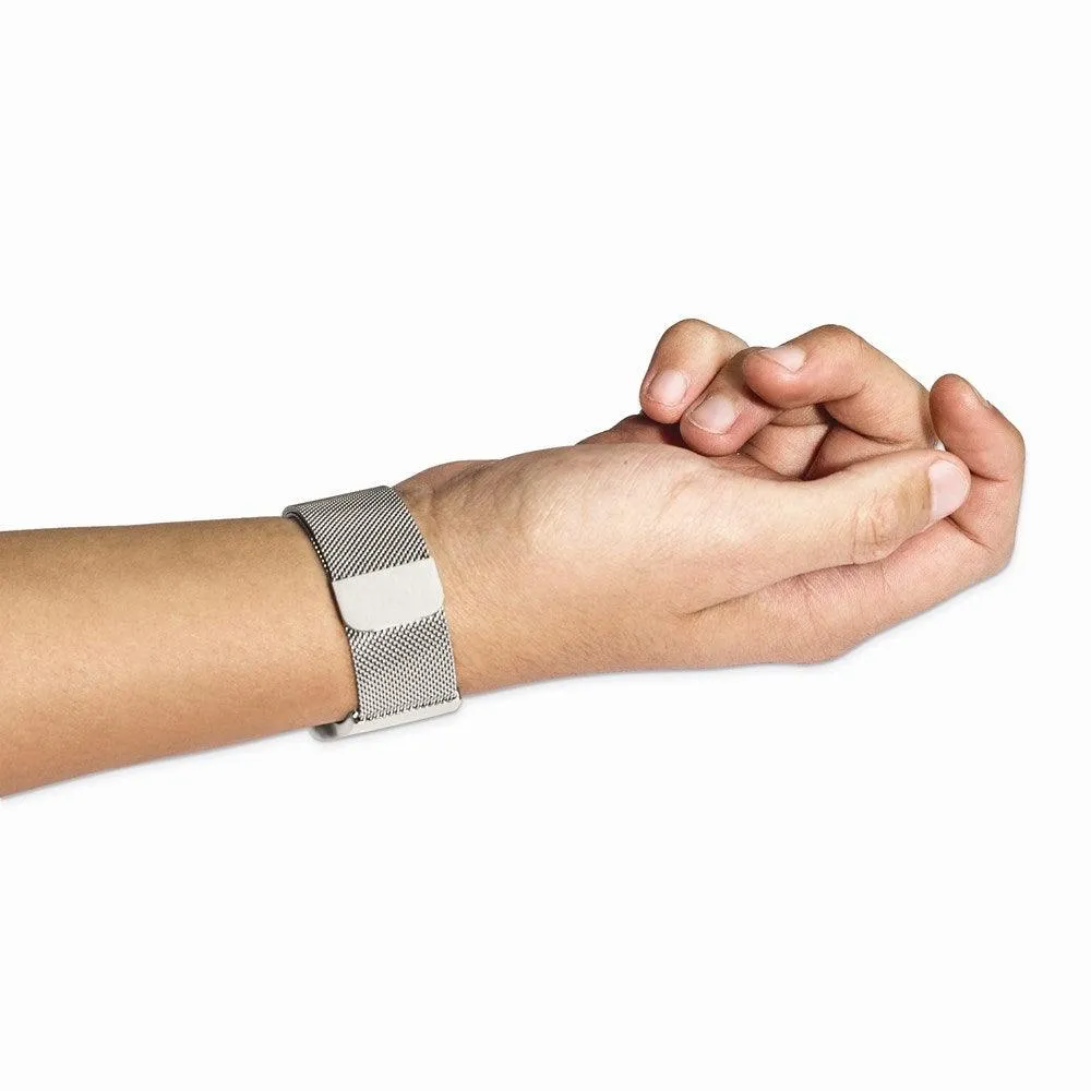 Chisel Jewelry Stainless Steel Polished Mesh Adjustable ID Bracelet
