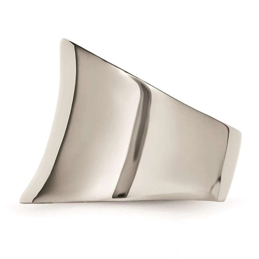 Chisel Jewelry Stainless Steel Polished Ring