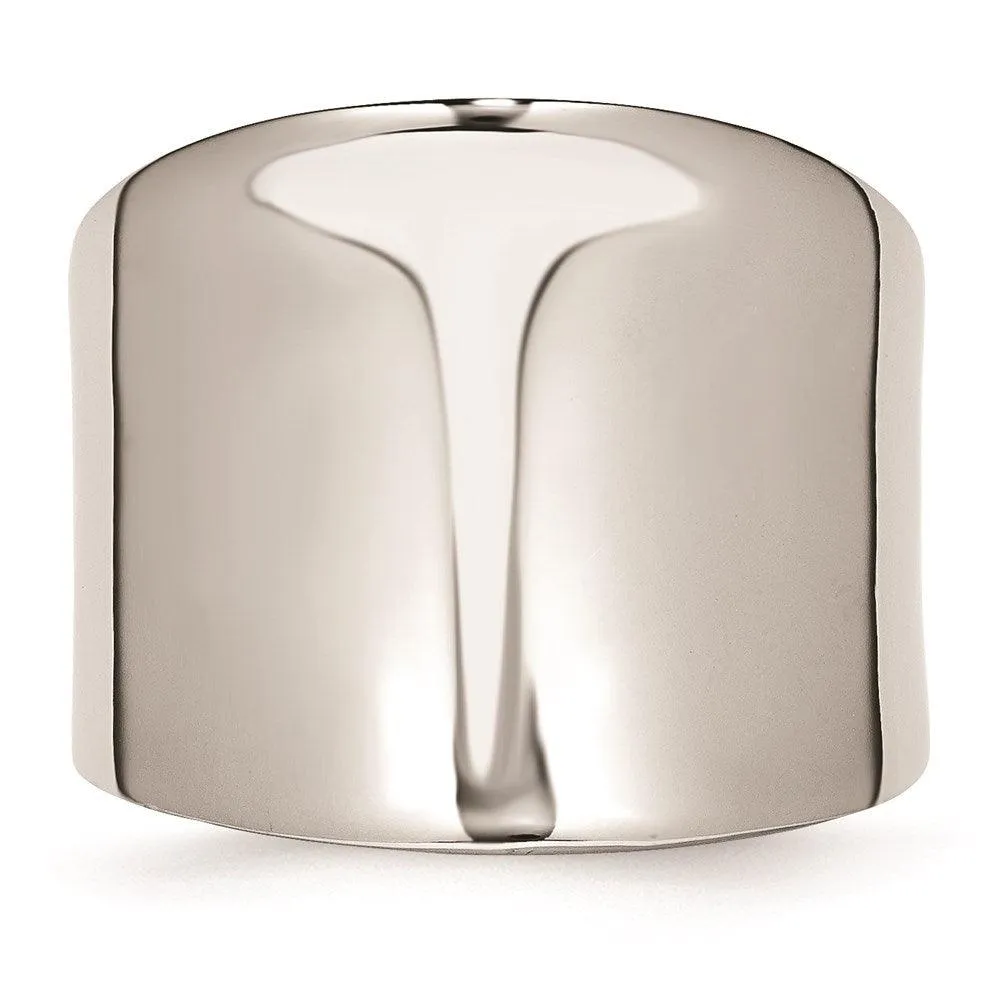 Chisel Jewelry Stainless Steel Polished Ring