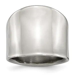 Chisel Jewelry Stainless Steel Polished Ring