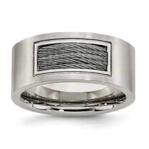 Chisel Jewelry Stainless Steel Wire Ring