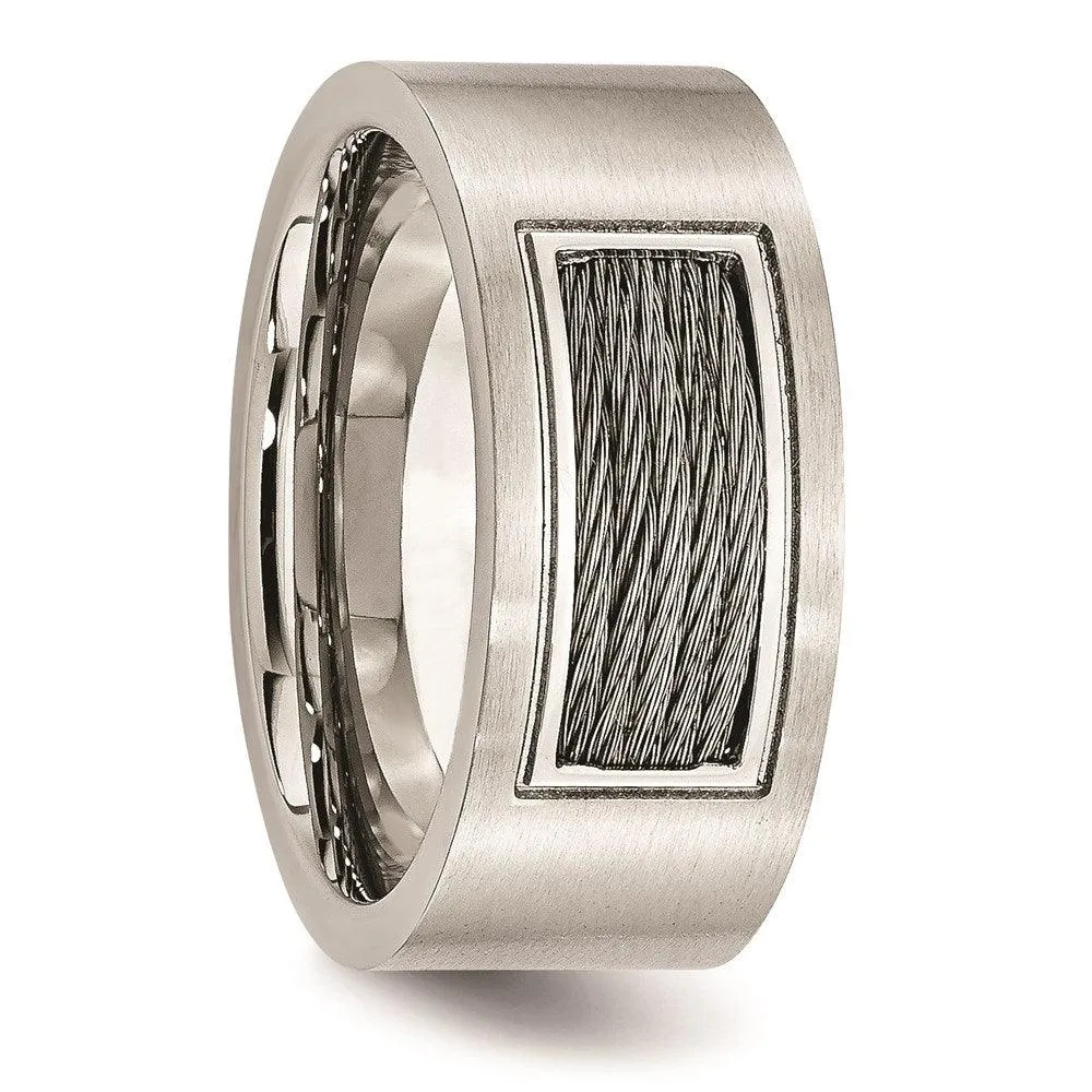 Chisel Jewelry Stainless Steel Wire Ring