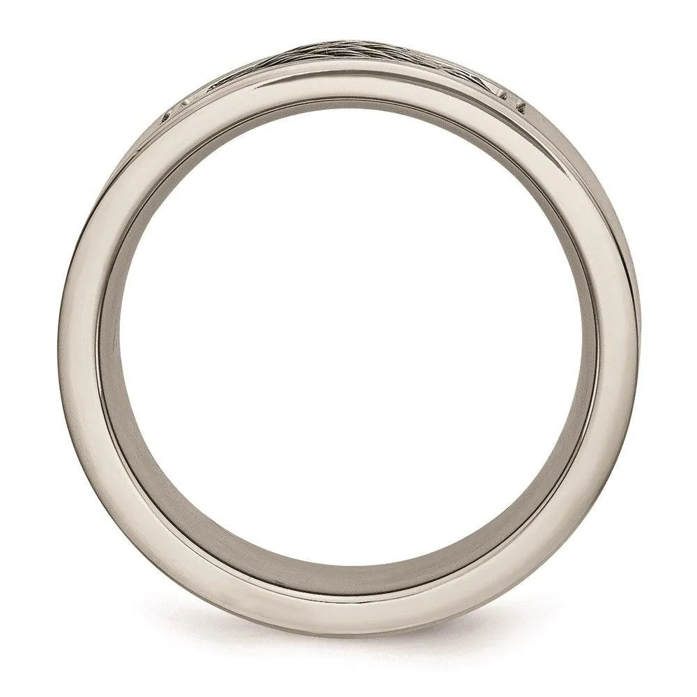 Chisel Jewelry Stainless Steel Wire Ring