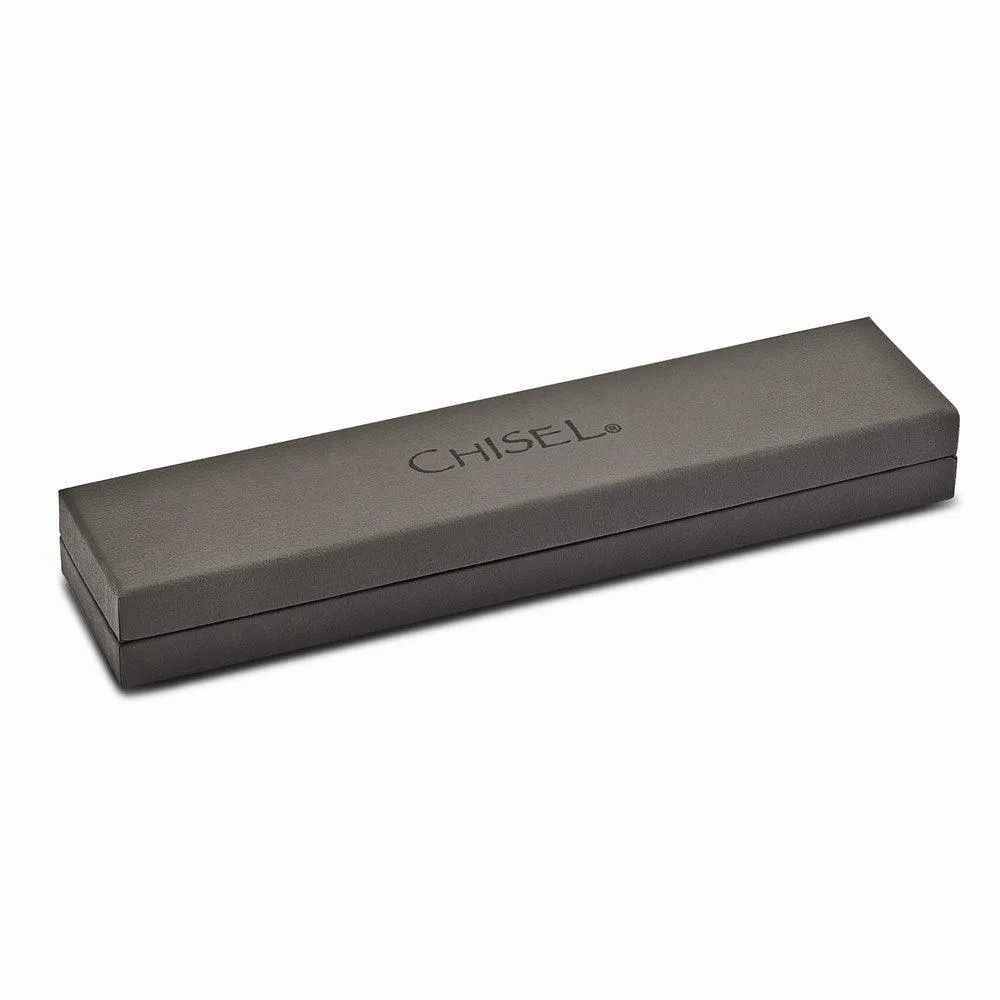 Chisel Jewelry Titanium Polished 8.5in Bracelet