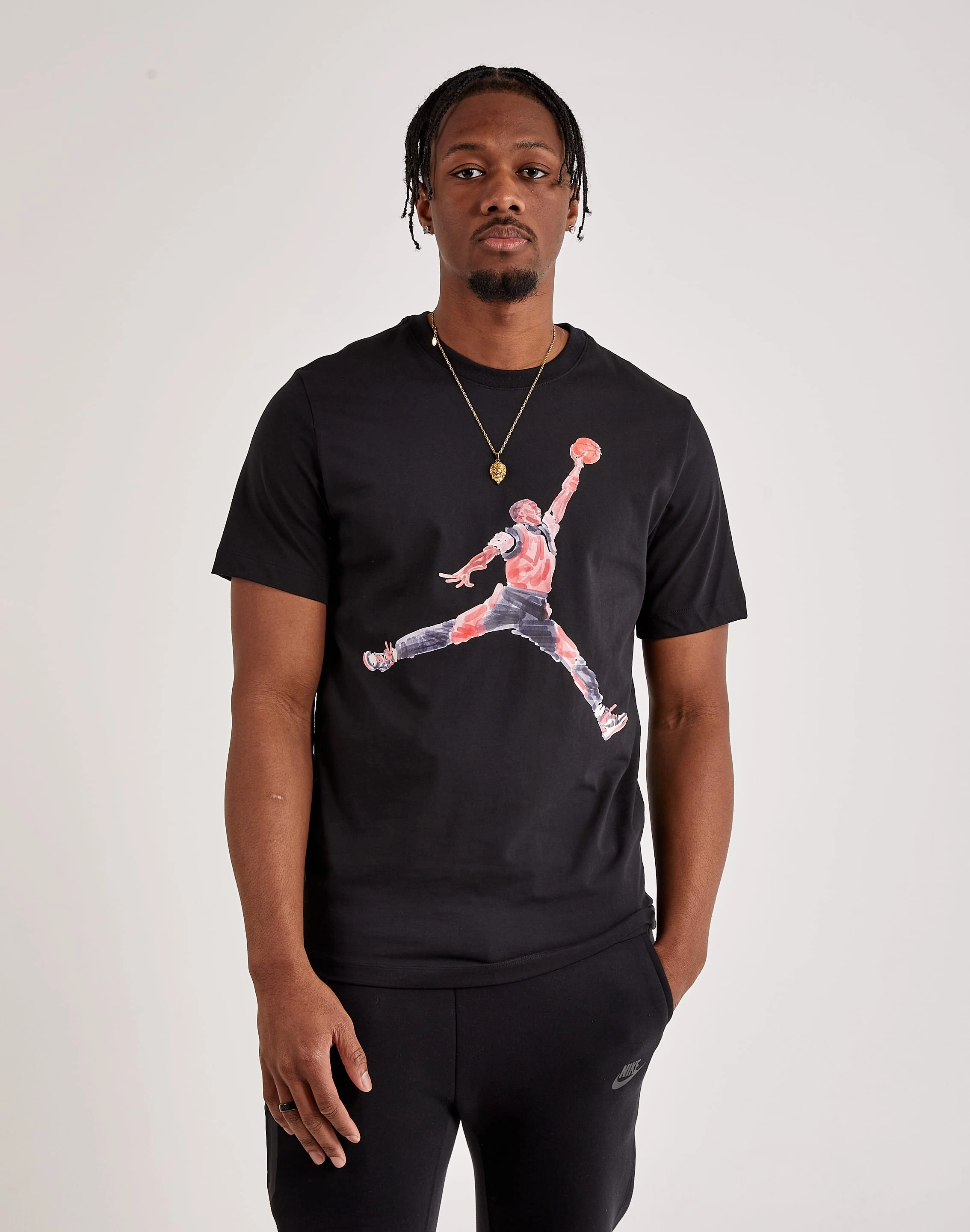 Jordan Watercolor Tee Free shipping offers Military - inspired fashion