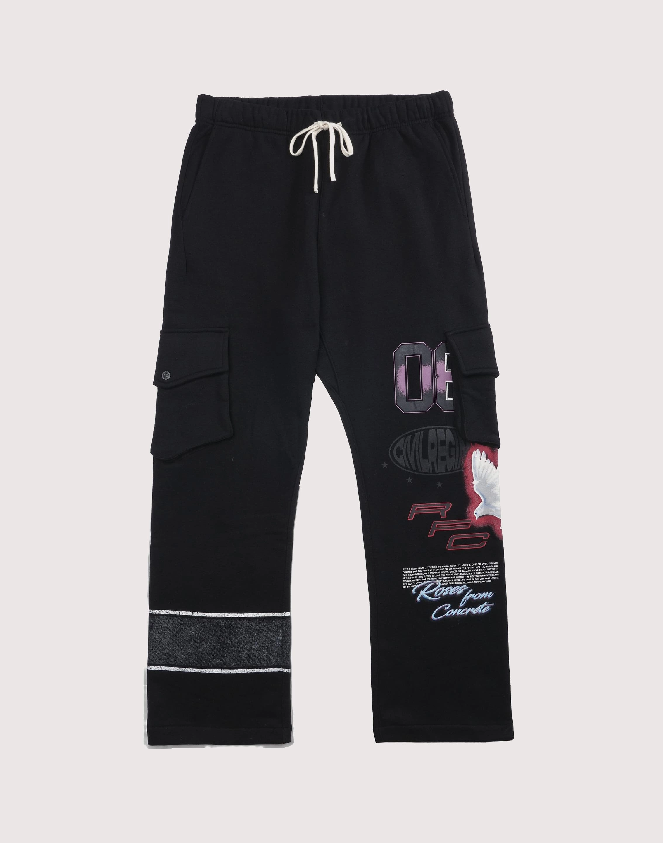 CIVIL CLOTHING Fleece Dove Black Pants Seasonal wear Fashion advice