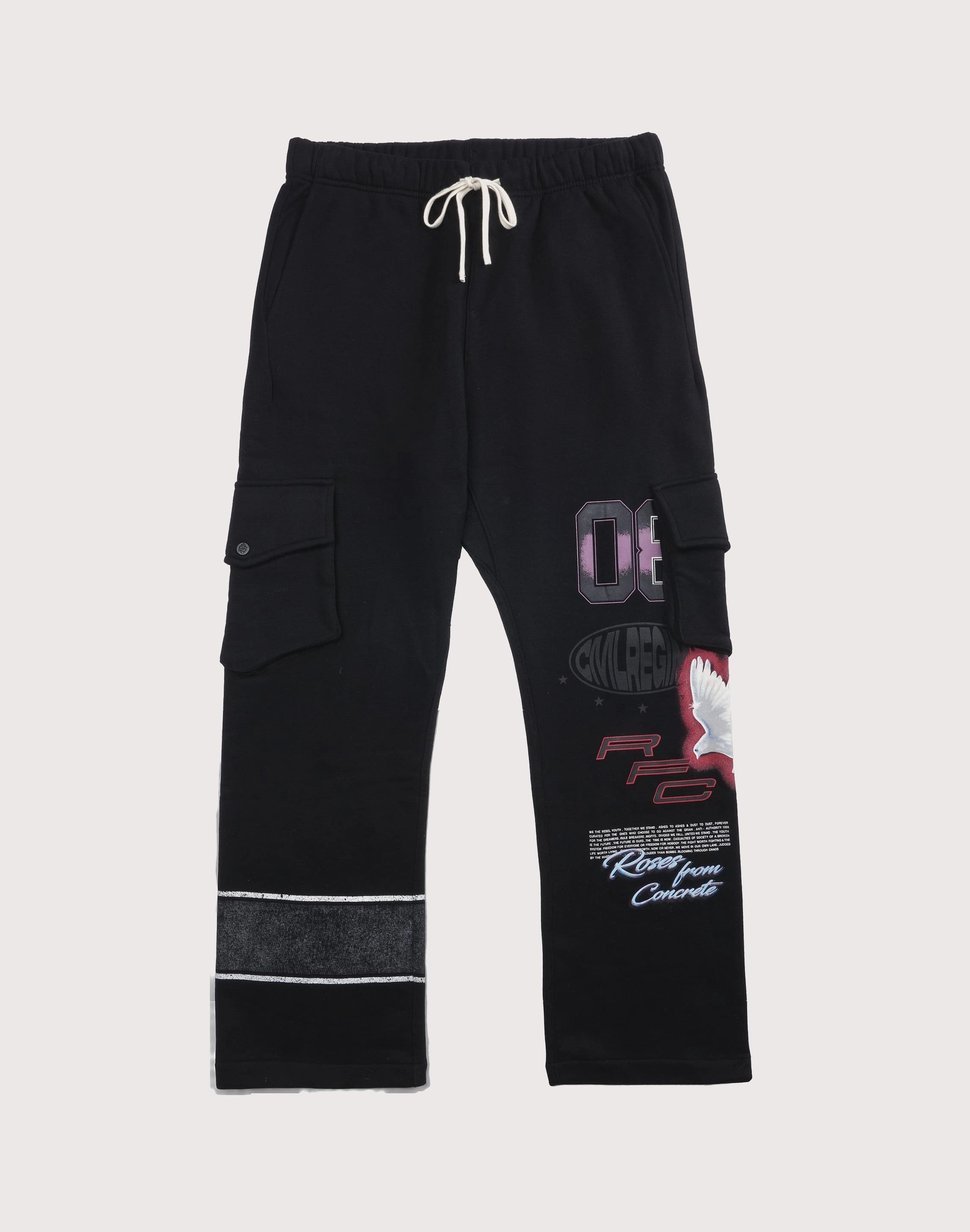 CIVIL CLOTHING Fleece Dove Black Pants Smart casual wear Smart fashion (wearables)