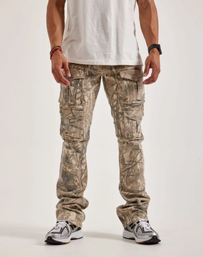 Clothing and accessories Smoke Rise Utility Stacked Flared Cargo Pants Online fashion shopping