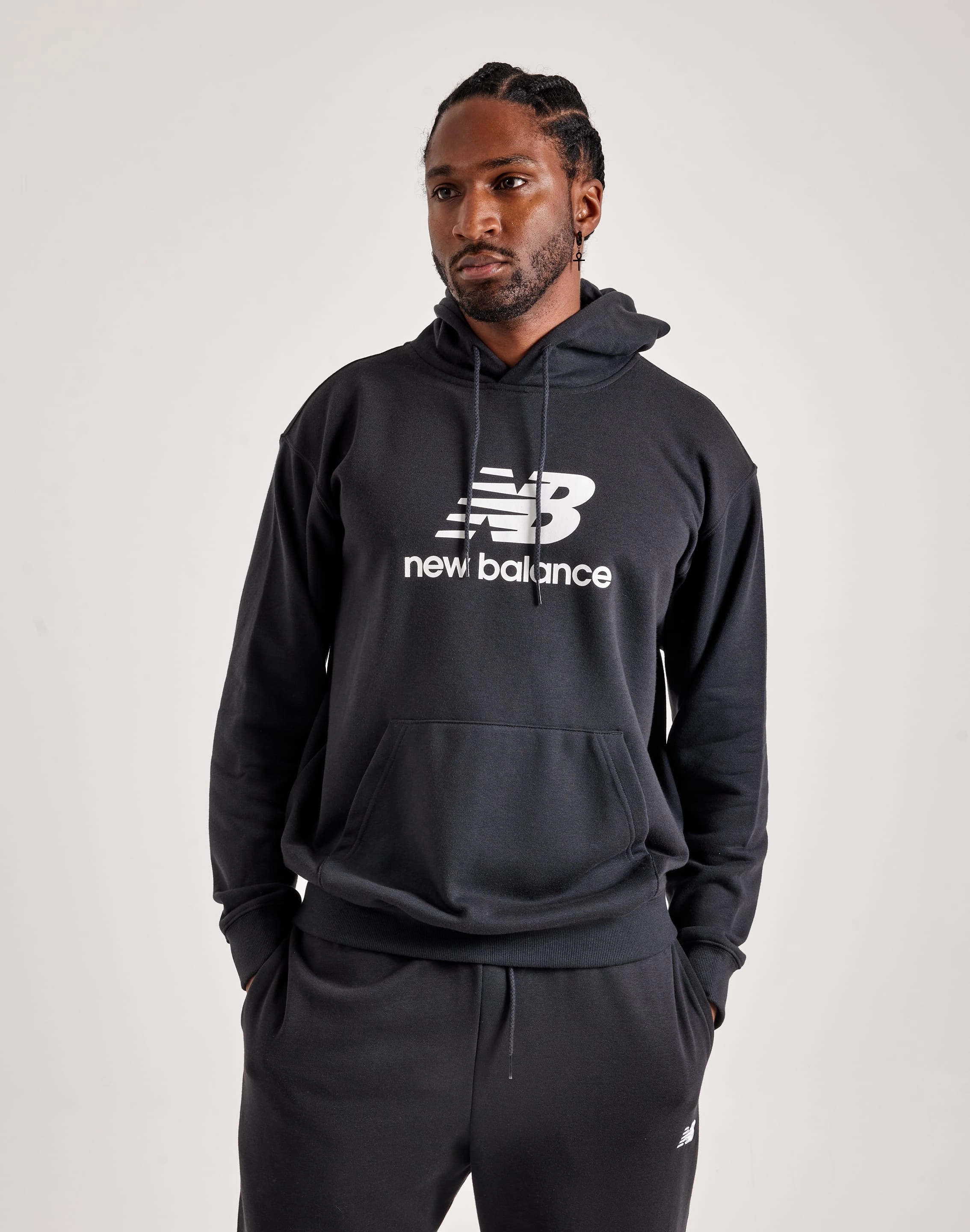 New Balance Sport Essentials French Terry Logo Hoodie Beaded fashion items Fashion for all body types