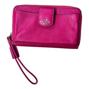 Coach Bags Wallet Designer By Coach In Pink, Size:Medium