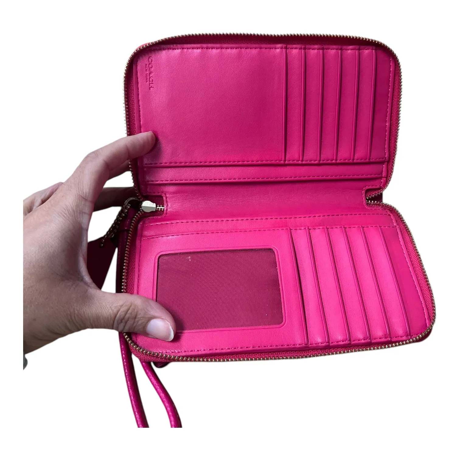 Coach Bags Wallet Designer By Coach In Pink, Size:Medium