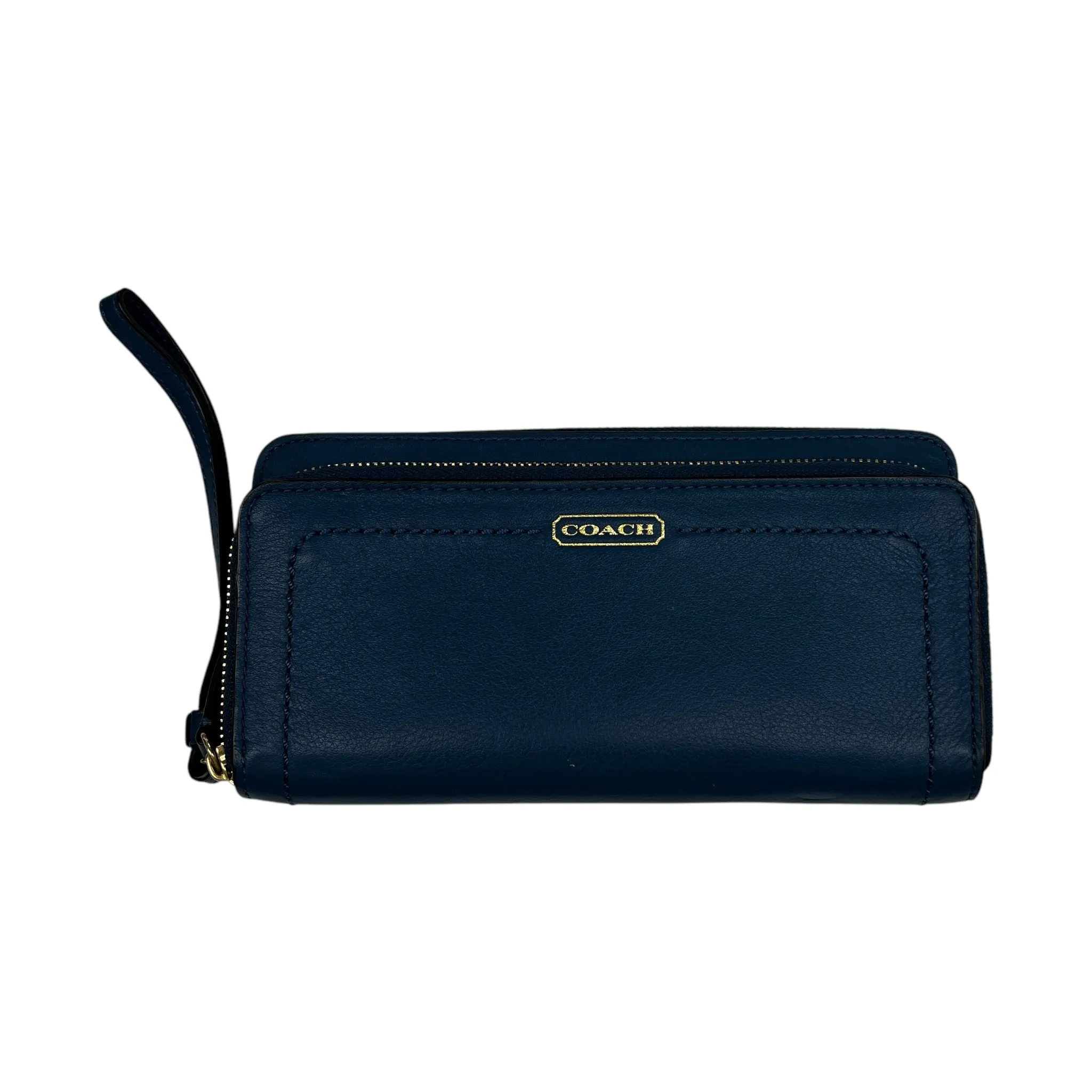 Coach Bags Wristlet Designer By Coach In Blue, Size:Large