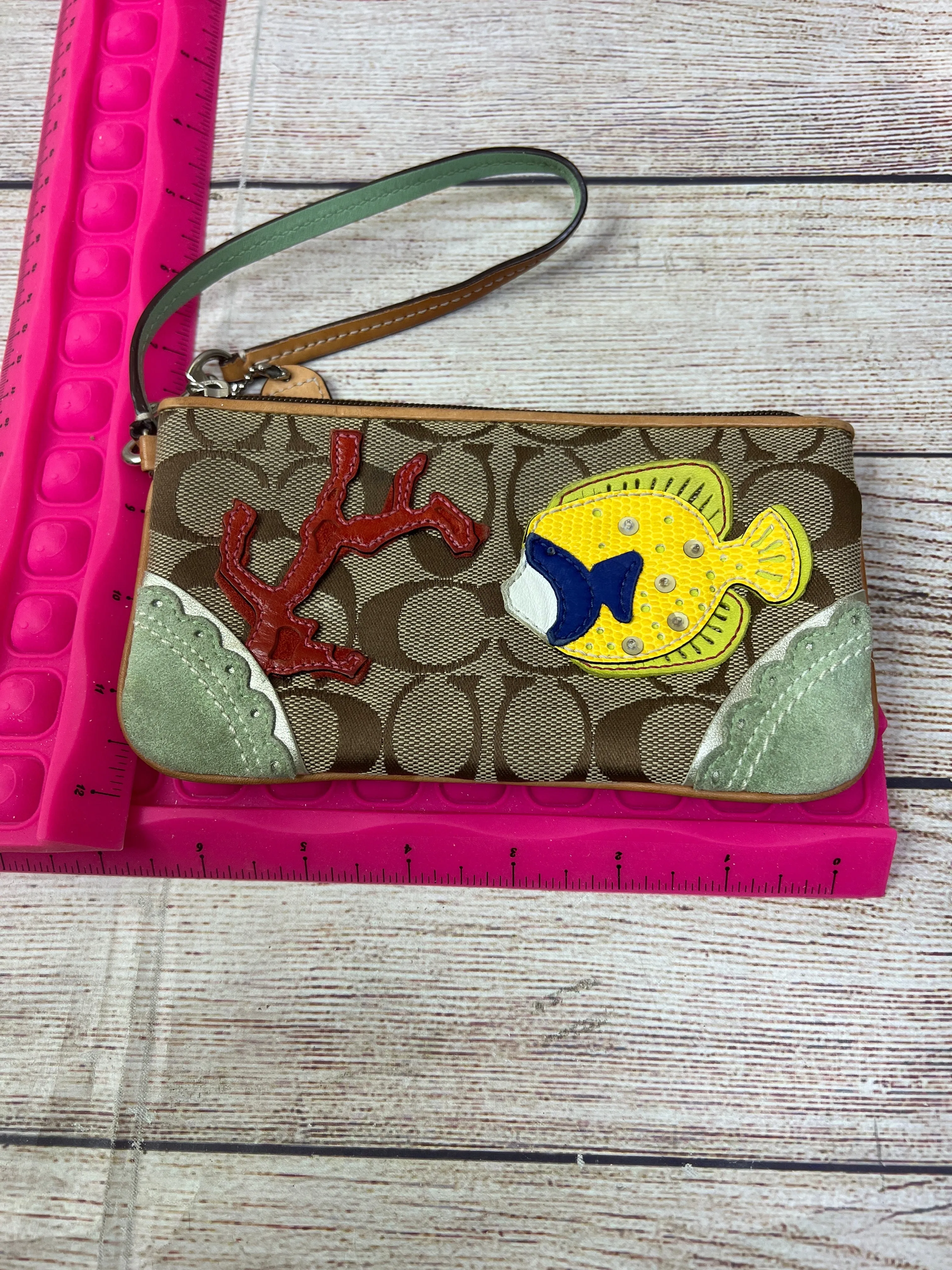Coach Bags Wristlet Designer Coach, Size Medium