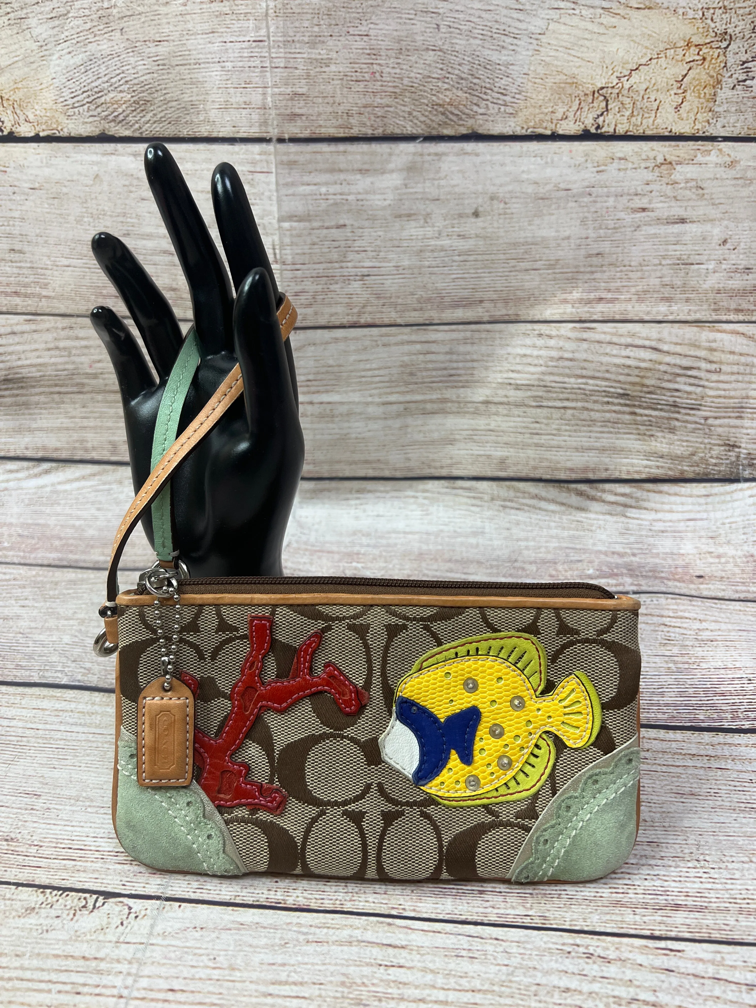 Coach Bags Wristlet Designer Coach, Size Medium