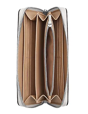 Coach Boxed Long Zip Around Wallet In Signature Canvas Coach Bags