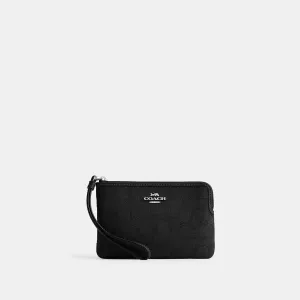 Coach Outlet Corner Zip Wristlet In Signature Jacquard COACH Outlet Bags