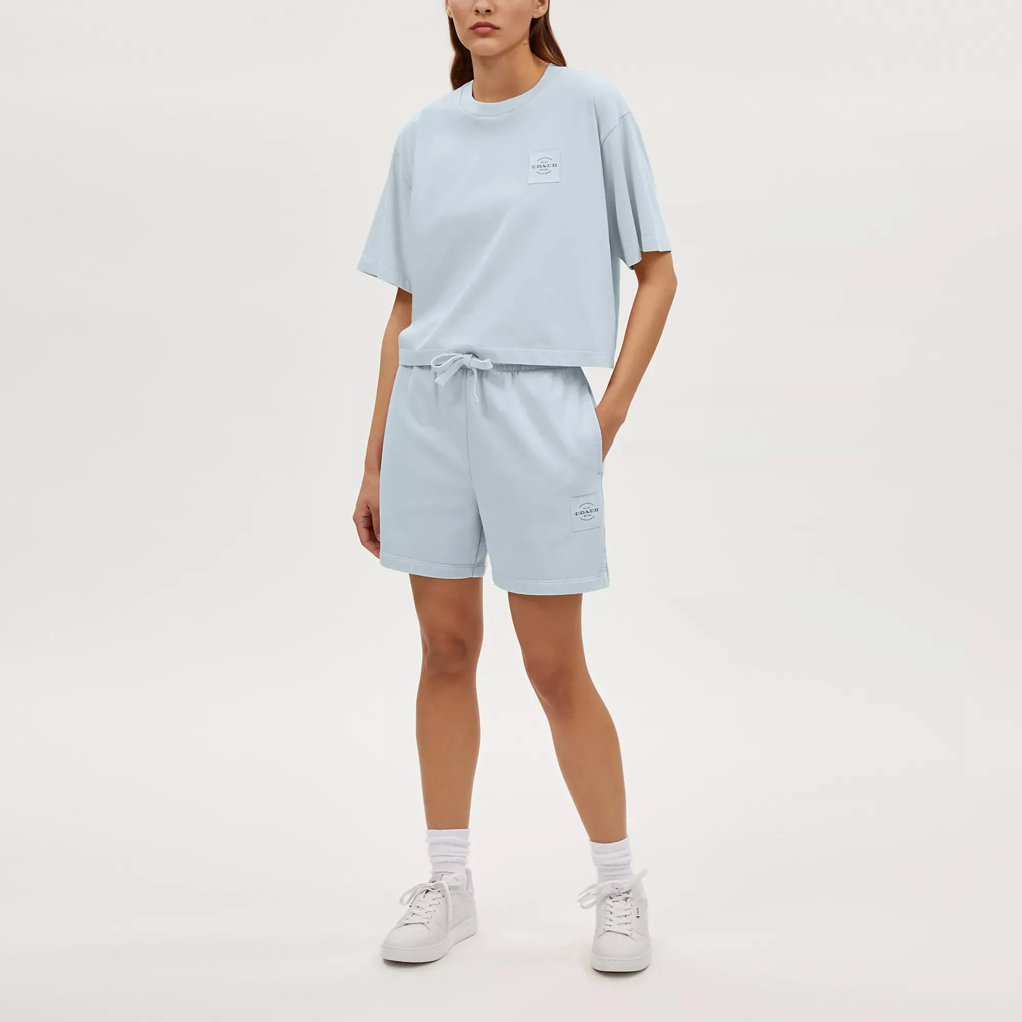 Coach Outlet Garment Dye Track Shorts COACH Outlet Bags