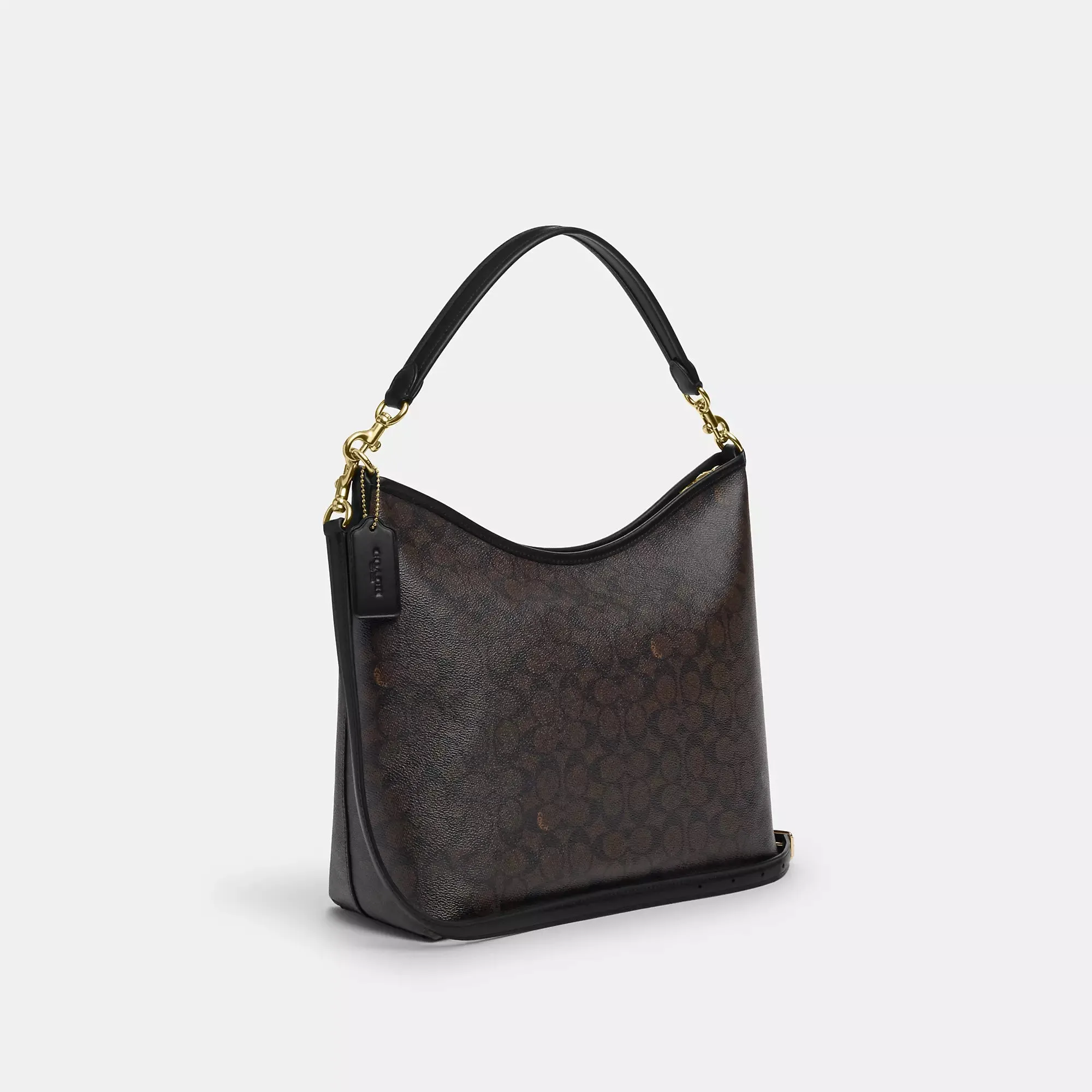 Coach Outlet Laurel Large Shoulder Bag In Signature Canvas COACH Outlet Bags