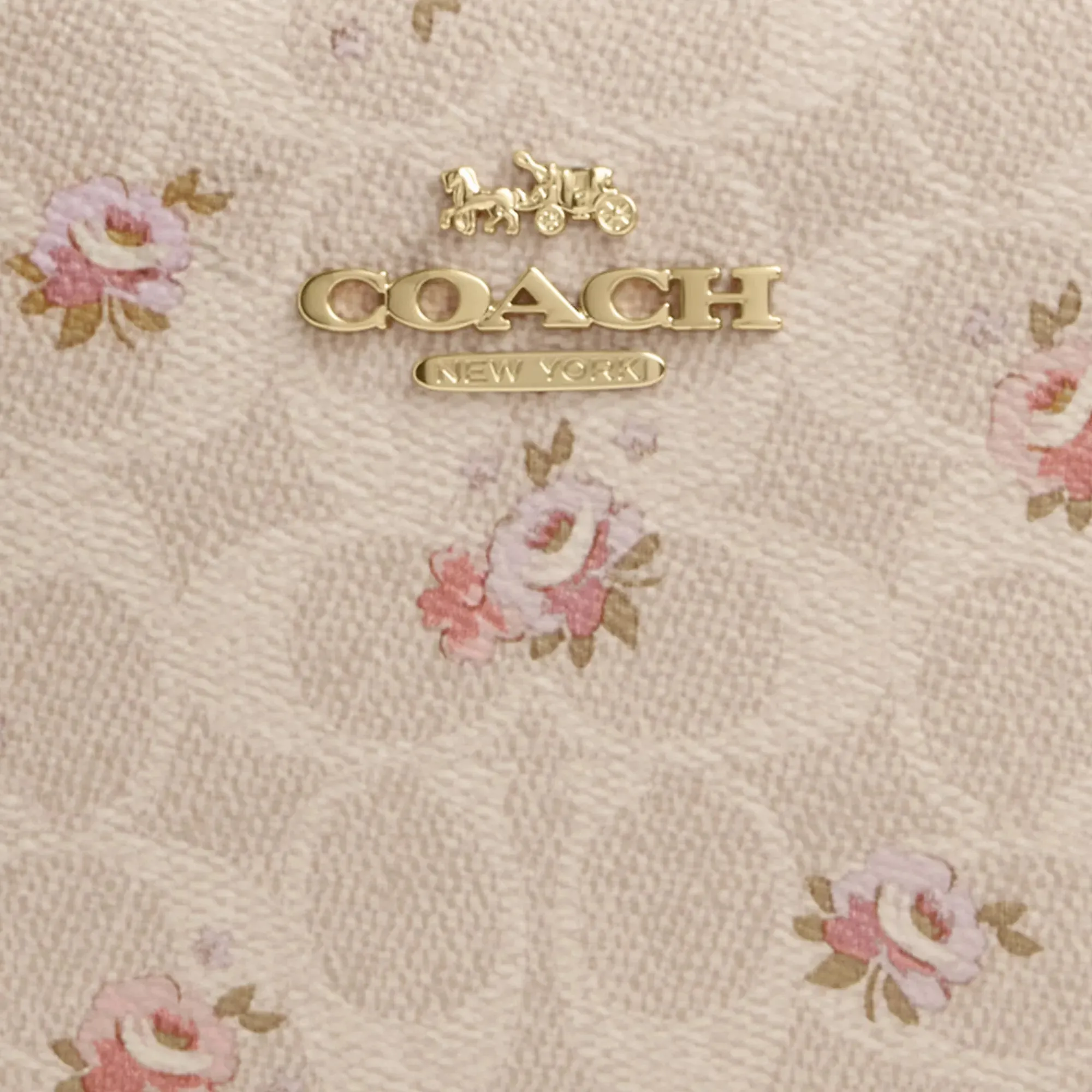 Coach Outlet Mini Jamie Camera Bag In Signature Canvas With Floral Print COACH Outlet Bags