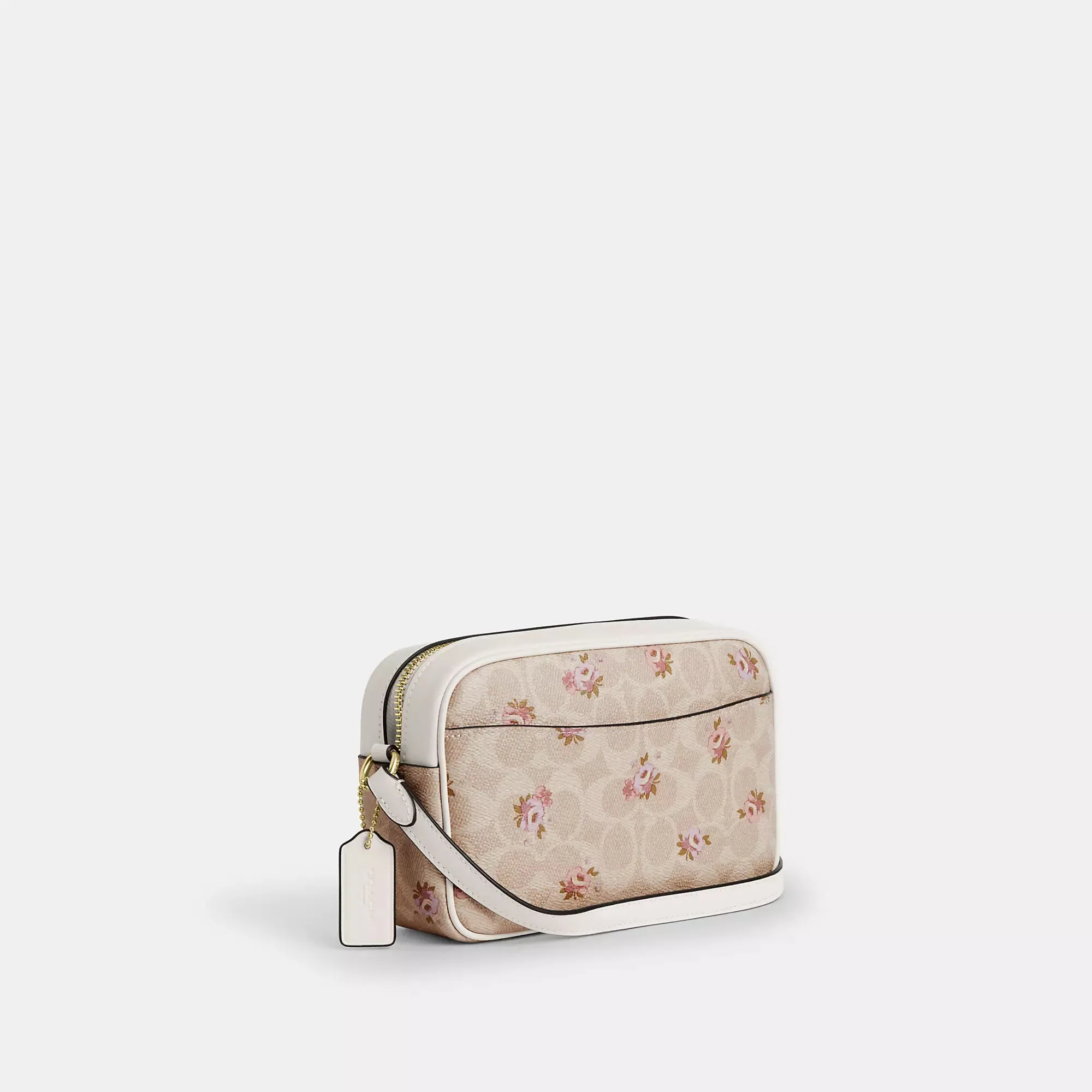Coach Outlet Mini Jamie Camera Bag In Signature Canvas With Floral Print COACH Outlet Bags