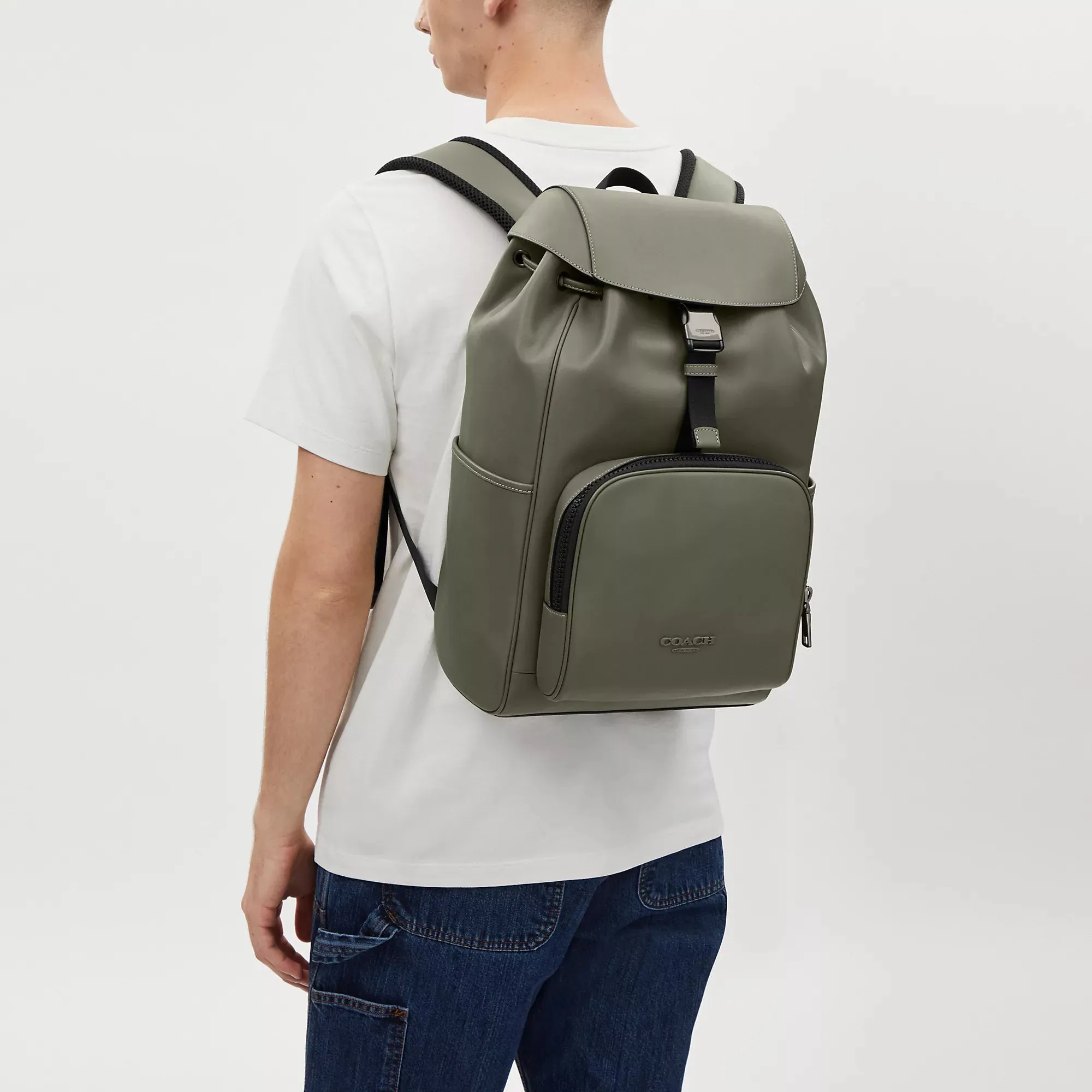 Coach Outlet Racer Backpack In Smooth Leather COACH Outlet Bags