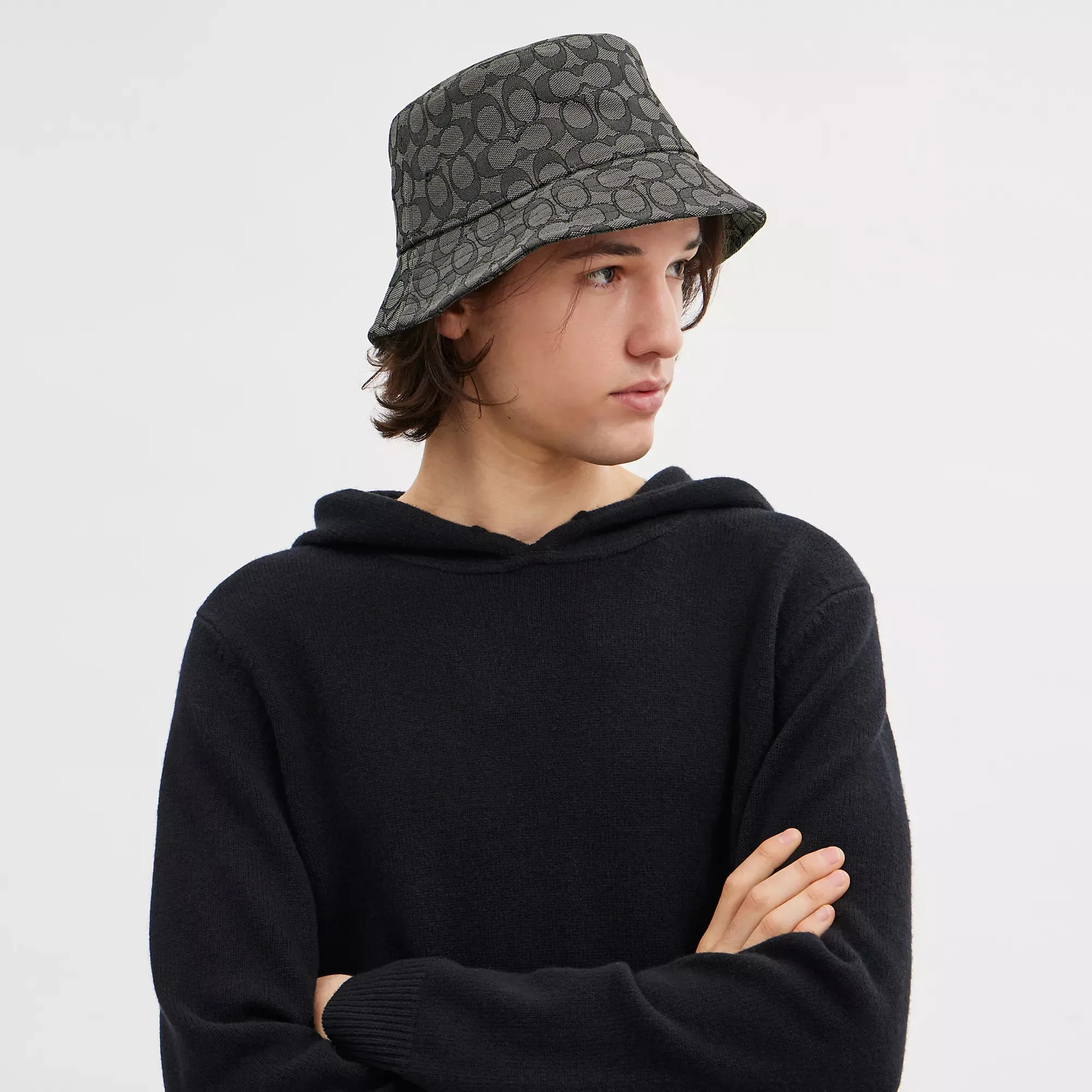 Coach Outlet Signature Jacquard Bucket Hat COACH Outlet Bags