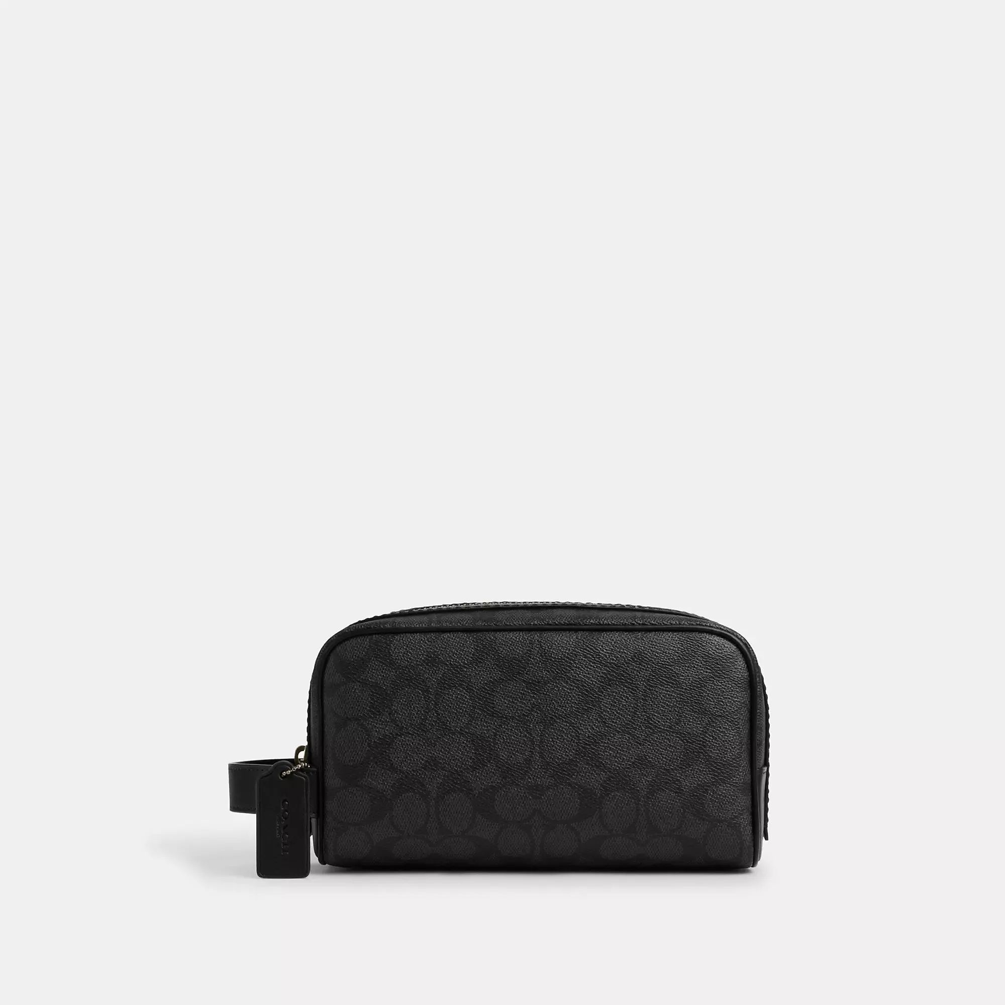 Coach Outlet Small Travel Kit In Signature Canvas COACH Outlet Bags