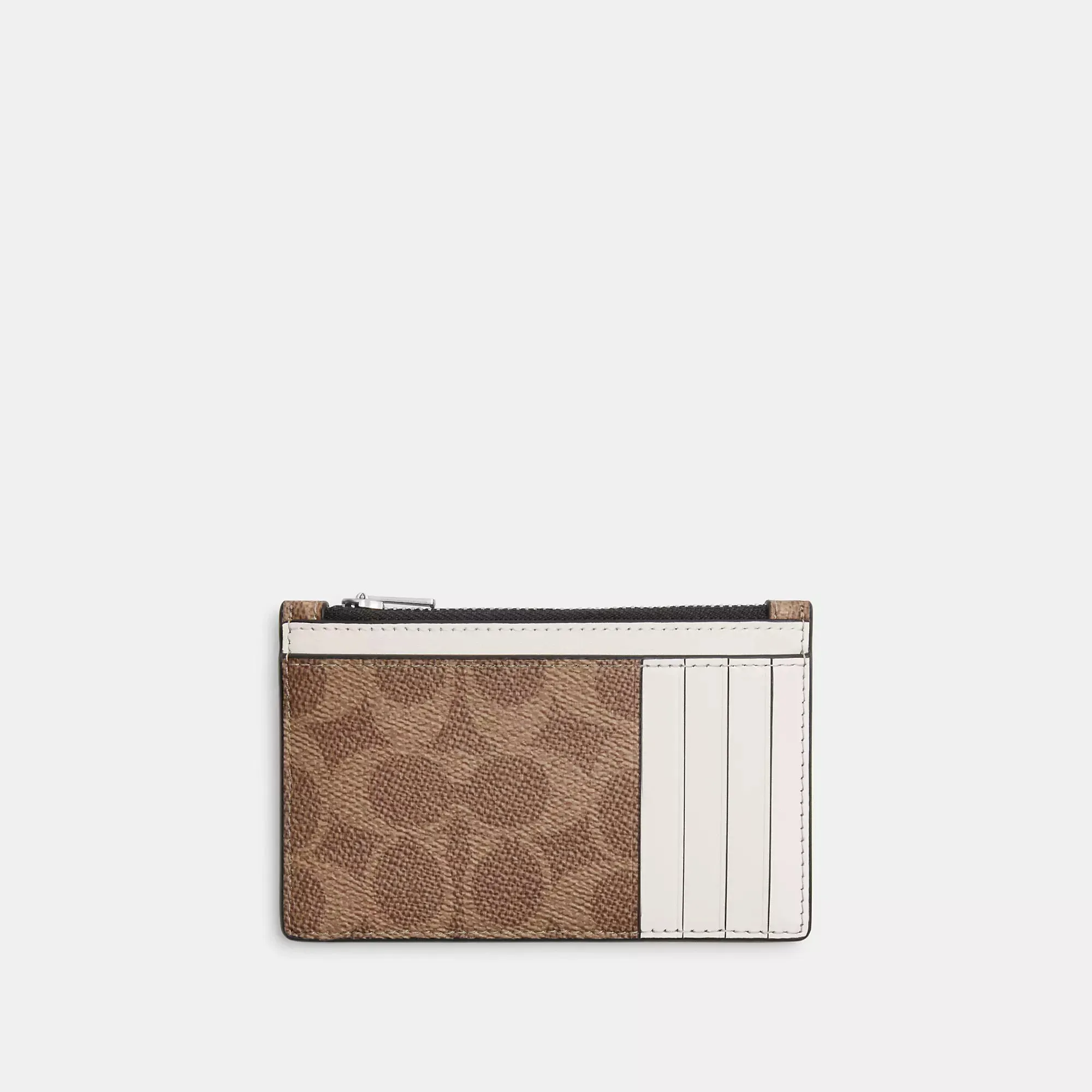 Coach Outlet Zip Card Case In Signature COACH Outlet Bags
