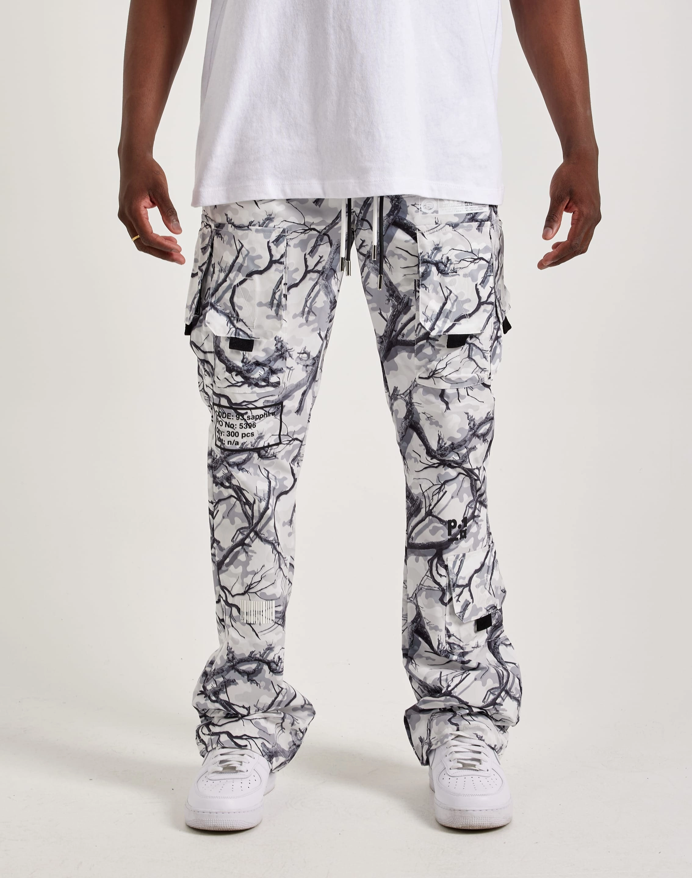 Comfortable apparel Kloud 9 Nylon Flare Cargo Pants Spandex - incorporated fashion