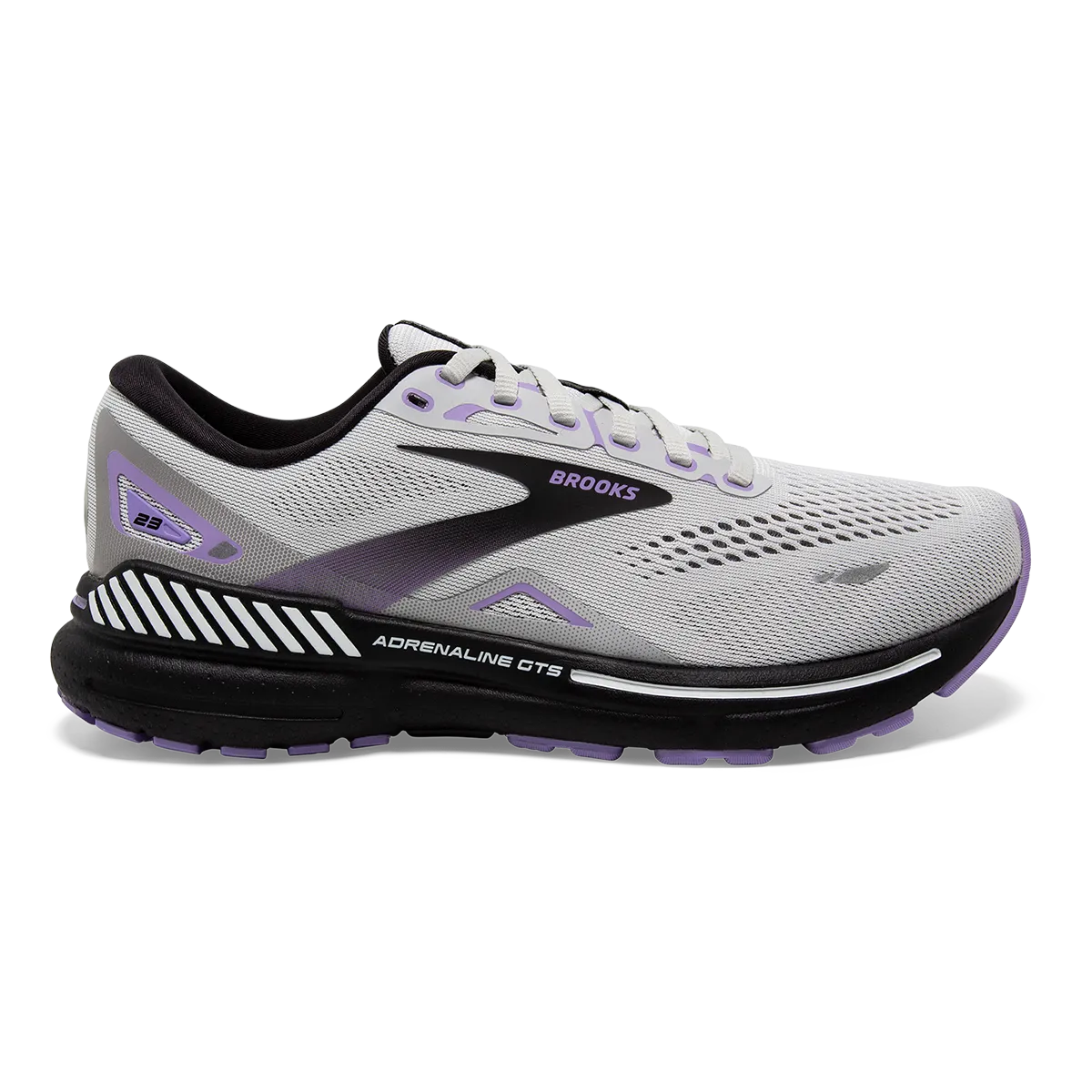 Rebellious Brooks Adrenaline GTS 23 - Grey - Black - Purple Economical
