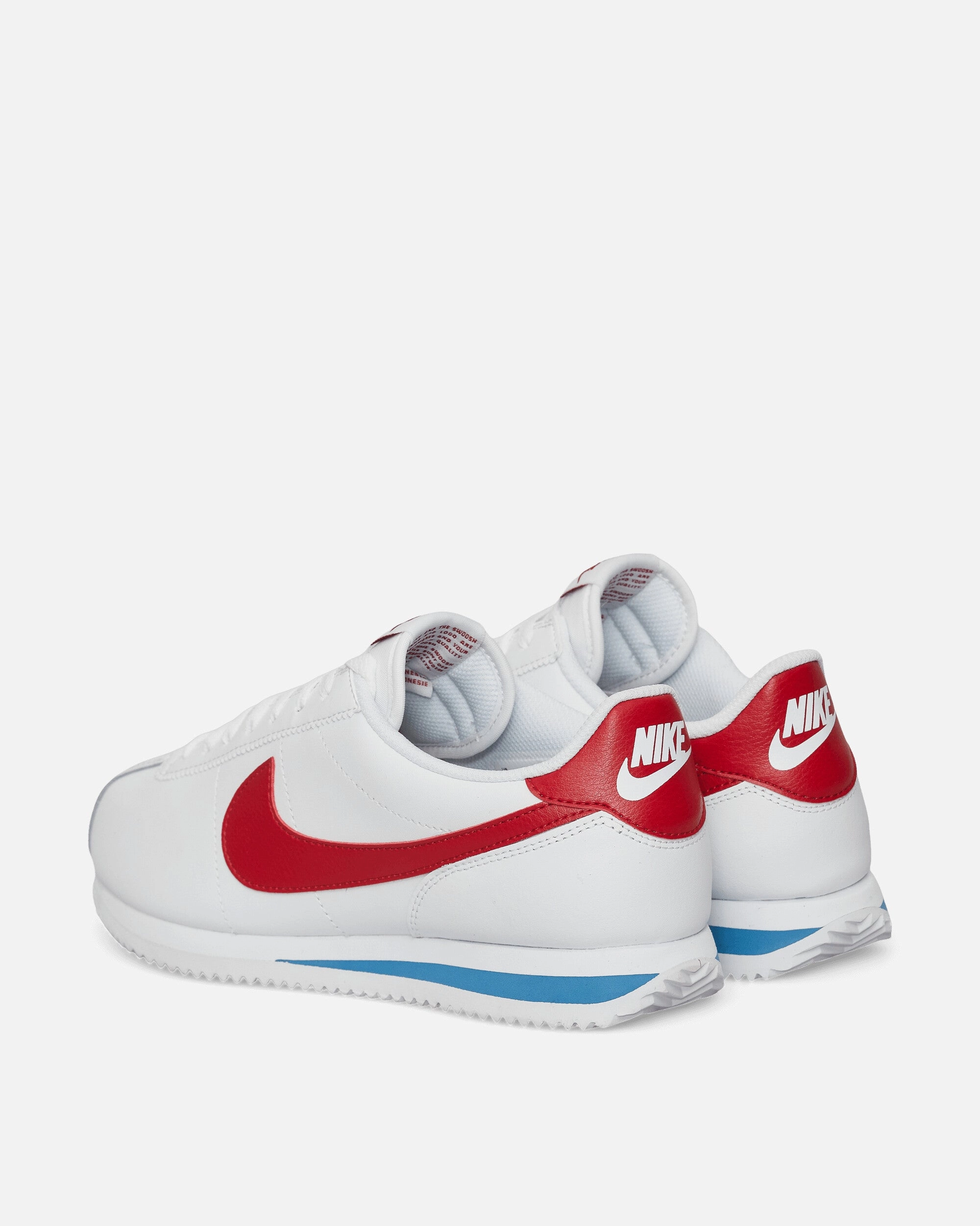 Cortez Leather Sneakers White / Varsity Red