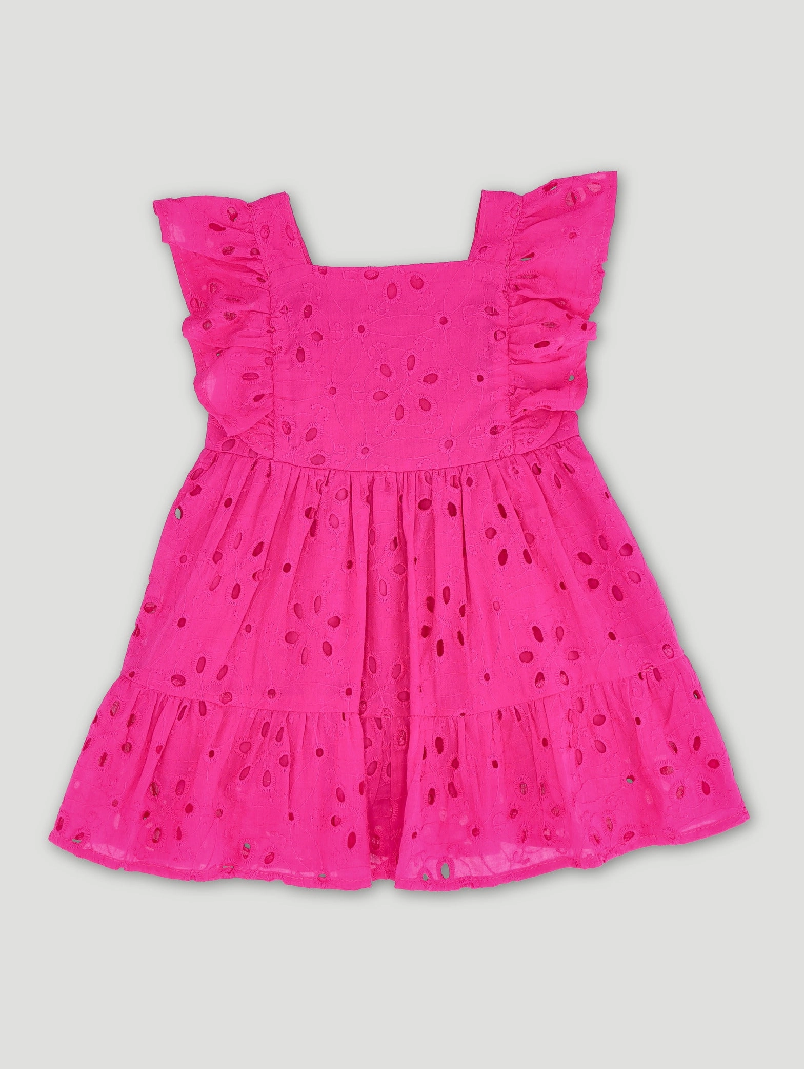 Luxury fashion items Baby Girls Anglaise Dress - Cerise Stylish products