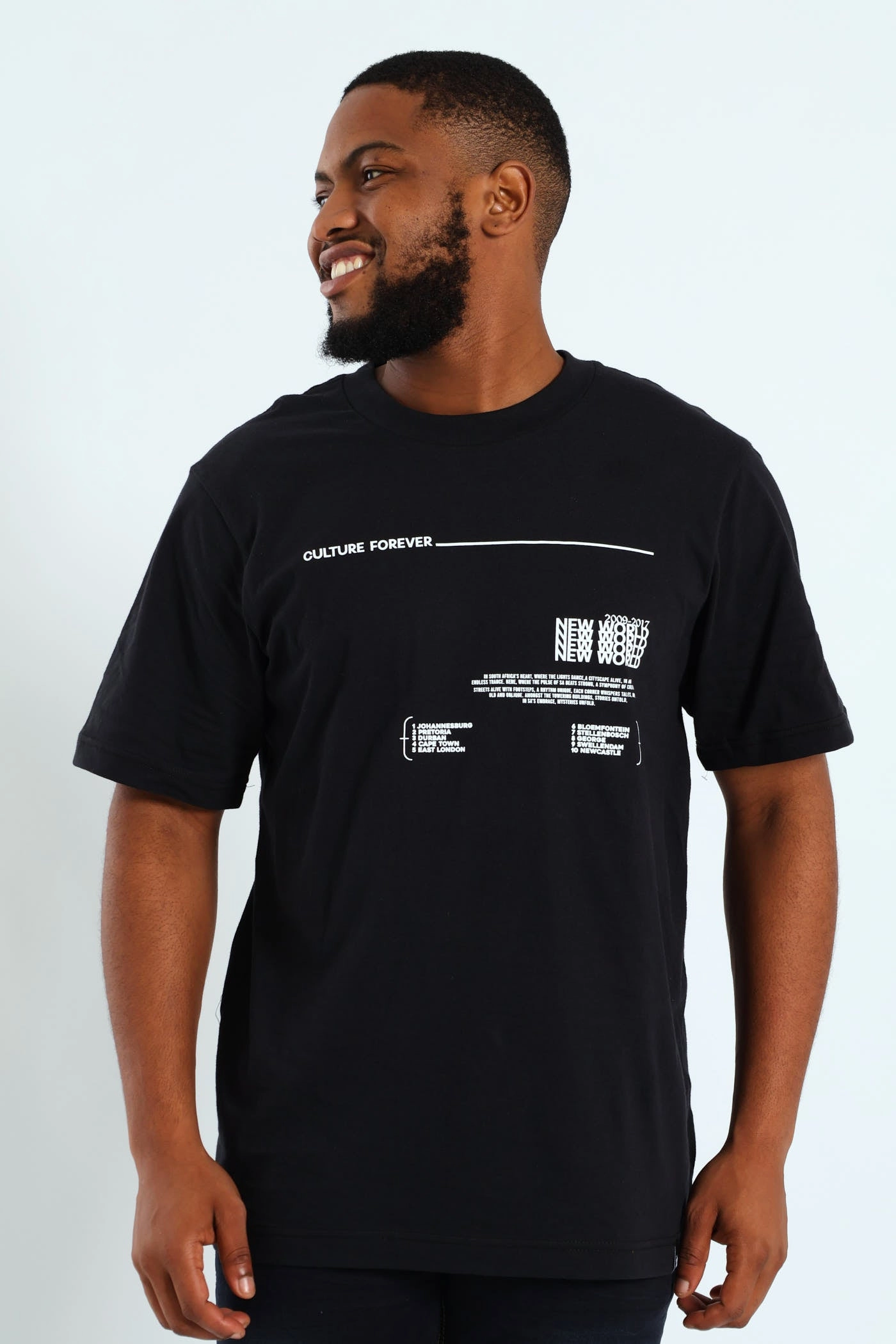 Culture Front & Back Tee - Black