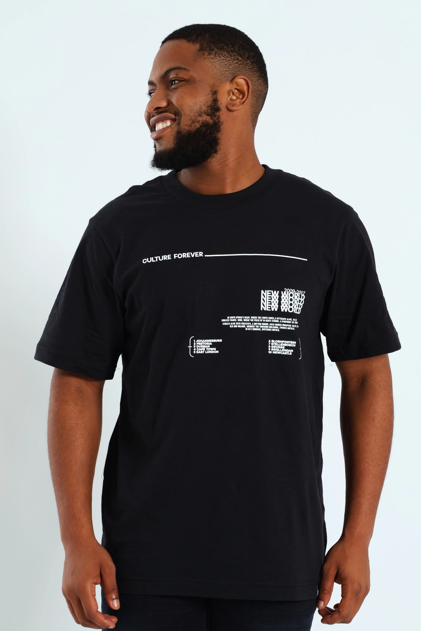 Culture Front & Back Tee - Black